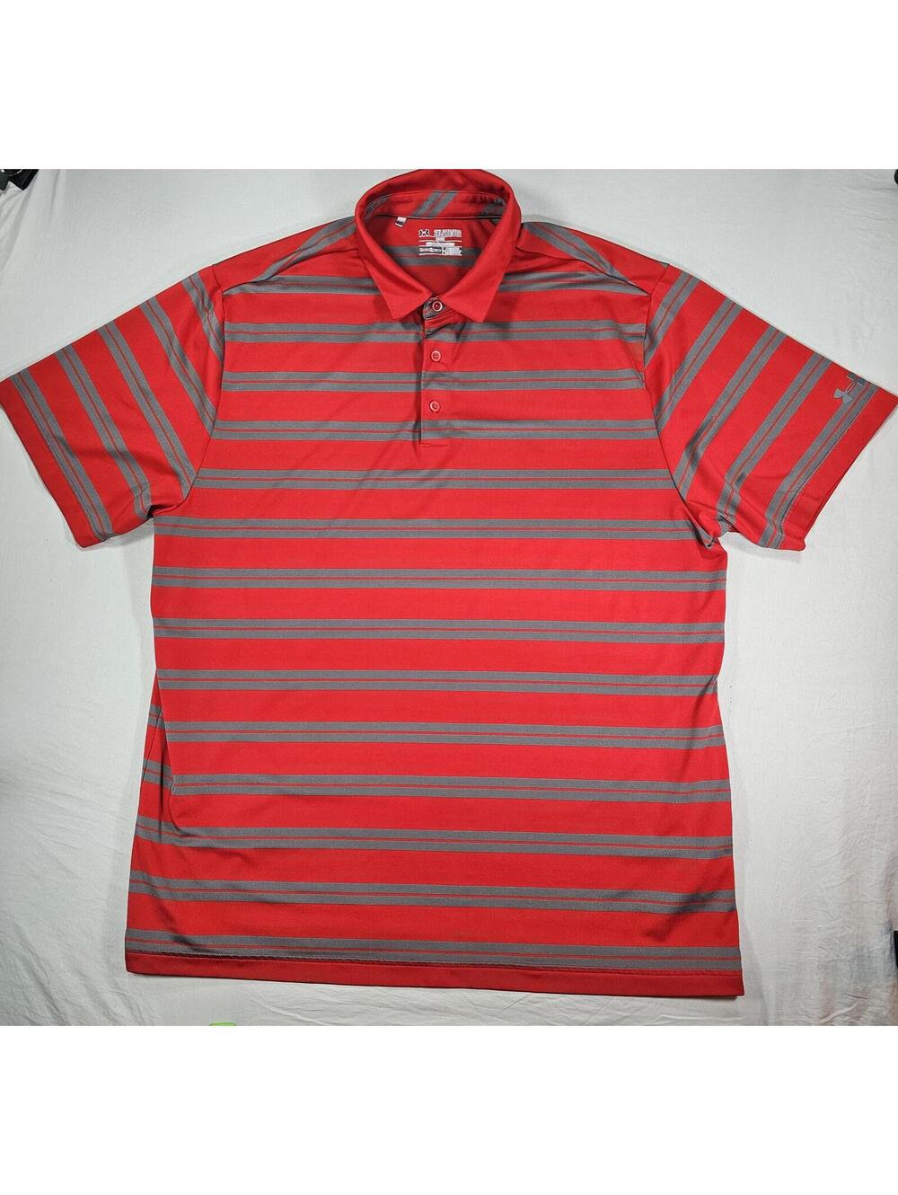Under Armour Men's Striped Polo Shirt 2XL